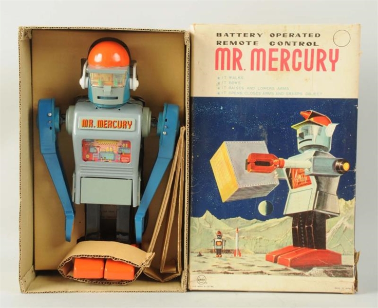 REMOTE CONTROL MR. MERCURY ROBOT TOY.             