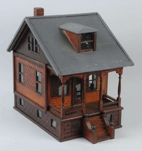 WOODEN DOLL HOUSE.                                