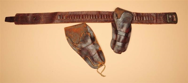 LOT OF 2: COWBOY HOLSTERS.                        