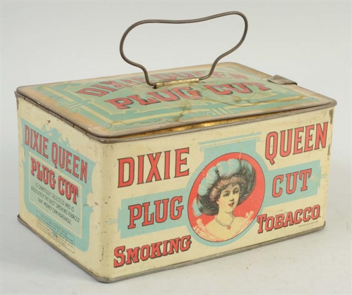 DIXIE QUEEN PLUG CUT LUNCH PAIL.                  