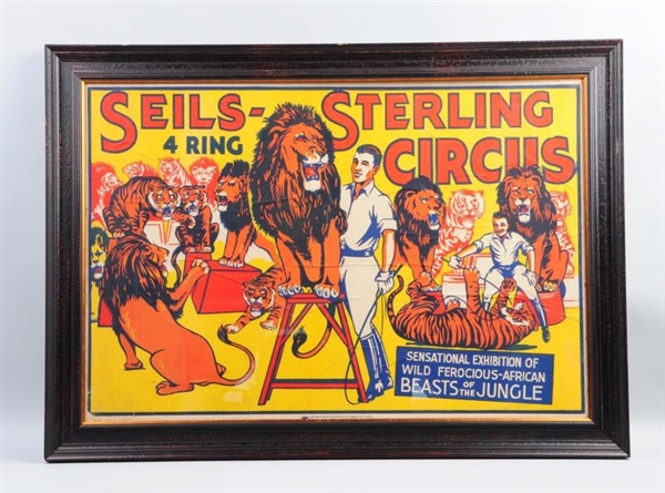 SEILS-STERLING CIRCUS POSTER.                     