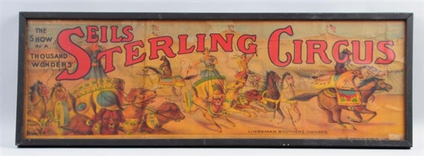 SEILS-STERLING CIRCUS POSTER.                     