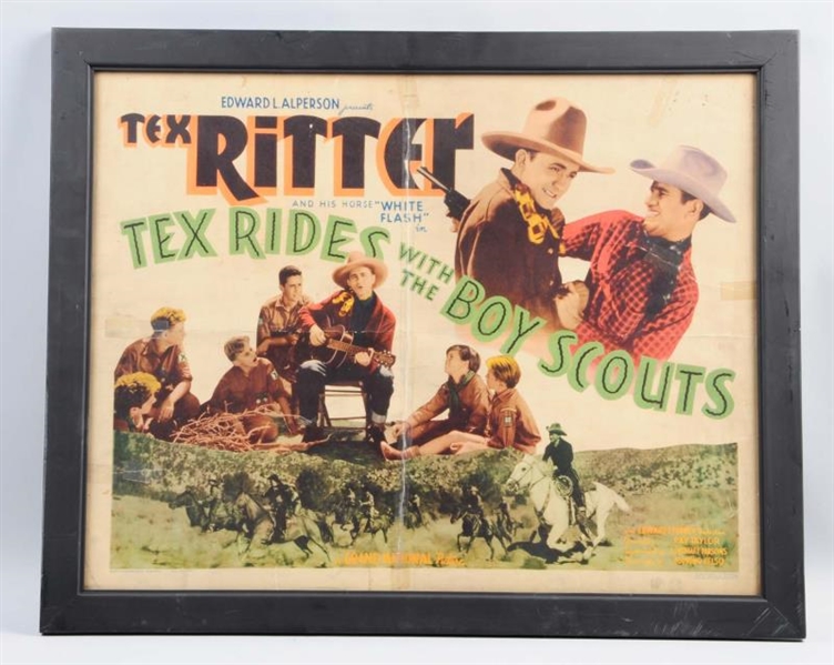 TEX RITTER MOVIE POSTER.                          