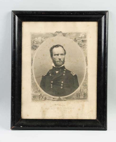 GEN. WILLIAM T. SHERMAN PRINT.                    