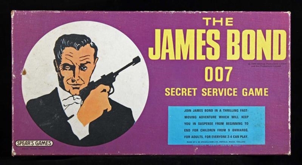 JAMES BOND SECRET SERVICE GAME.                   