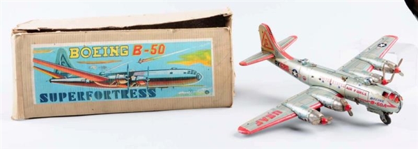 YONI TIN BATTERY-OPERATED BOEING B-5 AIRPLANE     