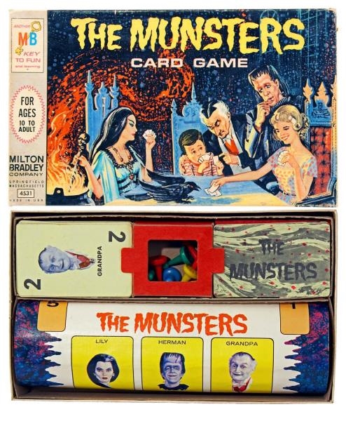 THE MUNSTERS CARD GAME.                           