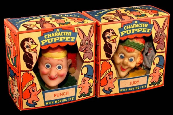 PUNCH & JUDY HAND PUPPETS.                        