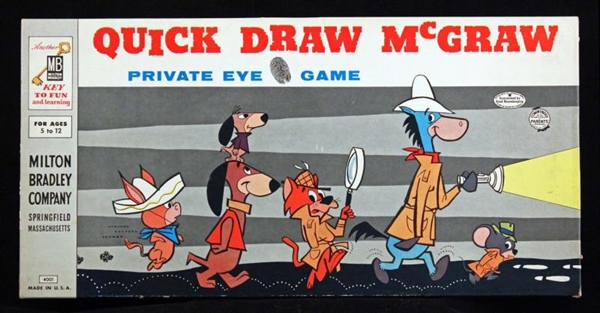 QUICK DRAW MCGRAW PRIVATE EYE GAME.               