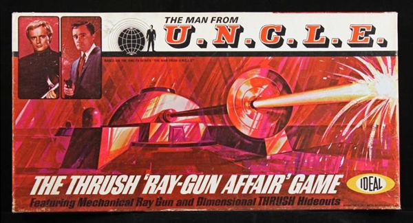 MAN FROM U.N.C.L.E. THE THRUSH RAY GUN GAME.      