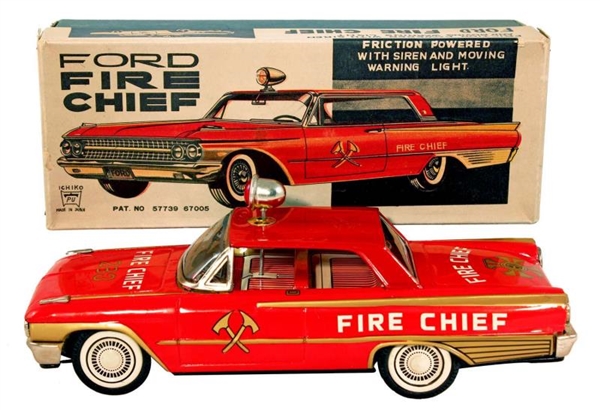1961 JAPANESE FORD FIRE CHIEF TOY.                