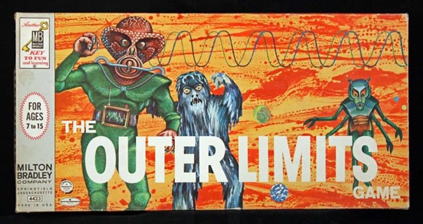MILTON BRADLEY THE OUTER LIMITS GAME.             