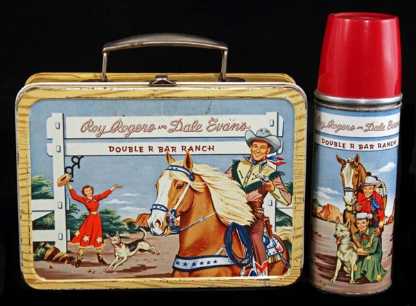 ROY ROGERS & DALE EVANS STEEL LUNCH BOX & THERMOS 