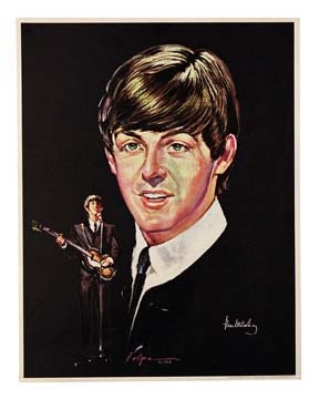 BEATLES PORTRAITS BY VOLPE.                       