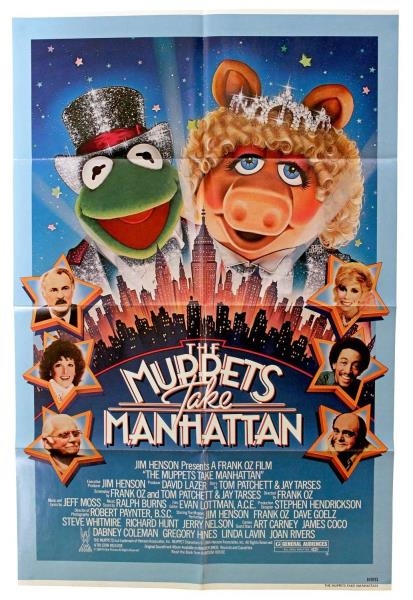 THE MUPPETS TAKE MANHATTAN ONE SHEET MOVIE POSTER 