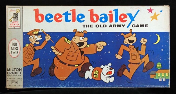 MILTON BRADLEY BEETLE BAILEY, THE OLD ARMY GAME.  