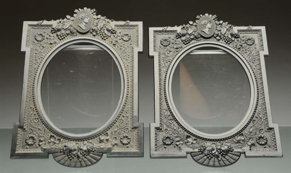 LOT OF 2: THERMOPLASTIC FANCY FRAMES.             