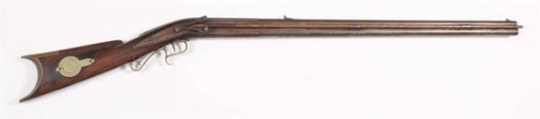 EARLY OVER UNDER SIDE HAMMERS PERCUSSION RIFLE.   