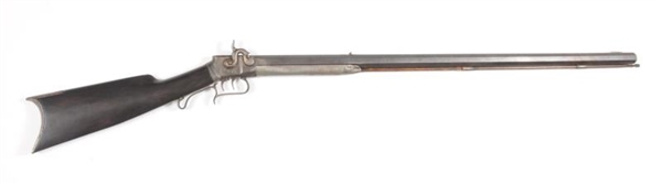 WESSON STYLE SINGLE SHOT PERCUSSION RIFLE.        