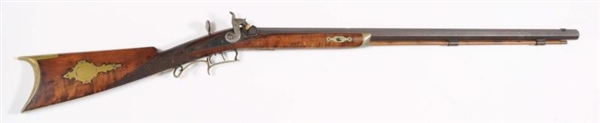 HIGH CONDITION HALF STOCK SPORTING RIFLE.         