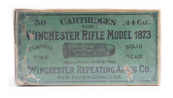WINCHESTER .44 CAL. CARTIDGES SEALED BOX.         