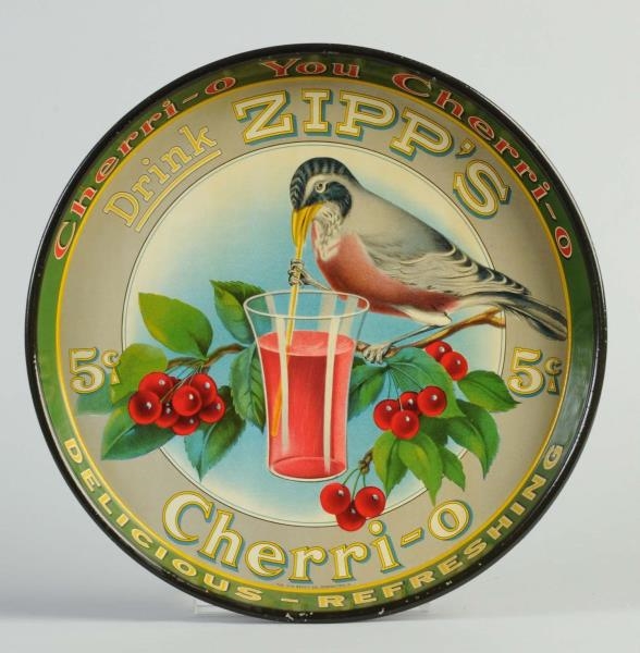 1915 ZIPPS CHEERIO TIN TRAY.                      