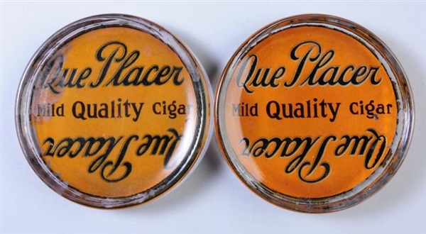 LOT OF 2: QUE PLACER CIGAR CHANGE RECEIVERS.      