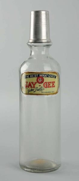 JAY - GEE SYRUP BOTTLE.                           