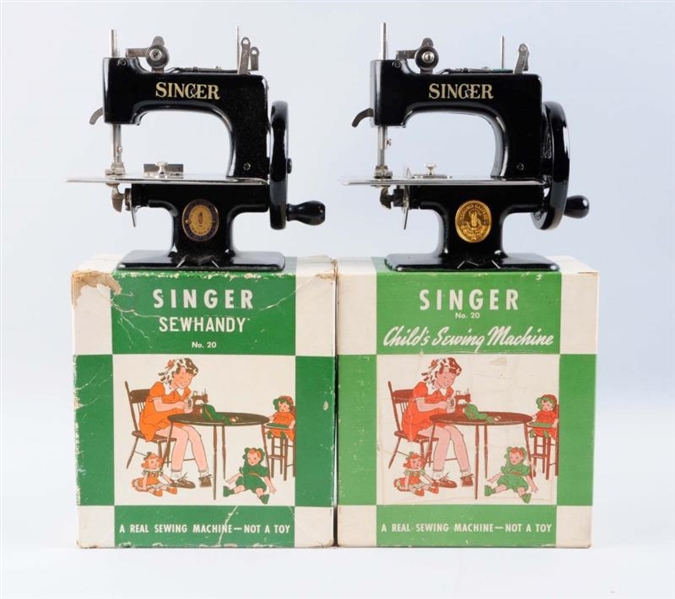 LOT OF 2: SINGER SEWING MACHINES.                 