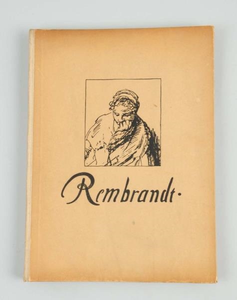 1921 REMBRANDT HAND DRAWINGS - NEUMANN.           