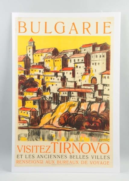 1930S FRENCH BULGARIA TRAVEL POSTER.              