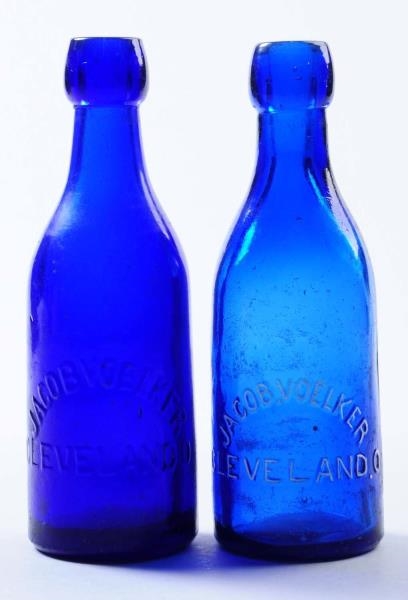 LOT OF 2: EARLY BEER BOTTLES - CLEVELAND, OHIO.   