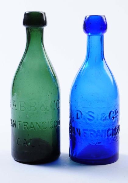 LOT OF 2: EARLY BEER BOTTLES - SAN FRANCISCO.     