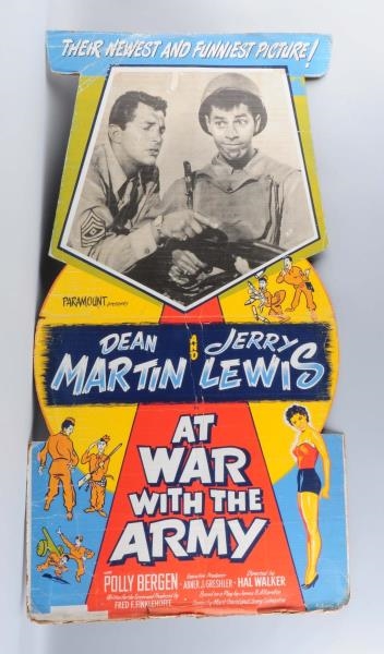 DEAN MARTIN - JERRY LEWIS MOVIE PROMO STANDEE.    