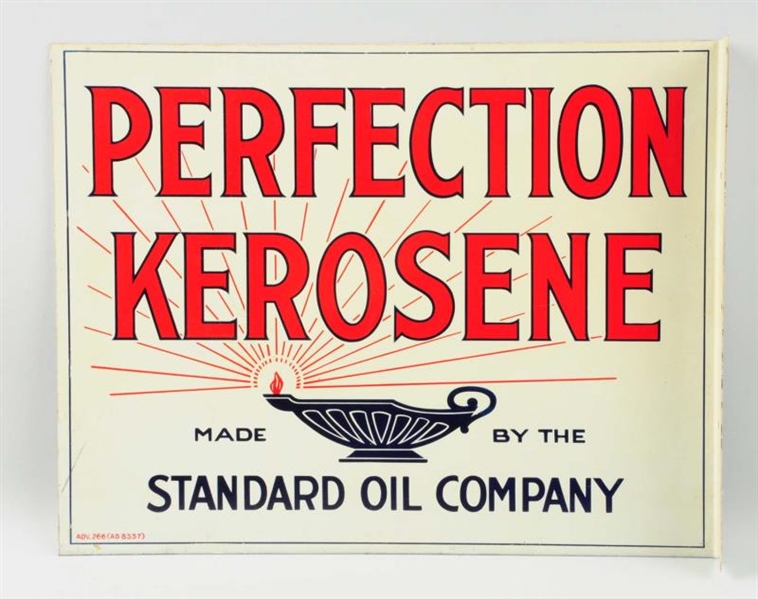 PERFECTION KEROSENE STANDARD OIL CO. FLANGE SIGN. 