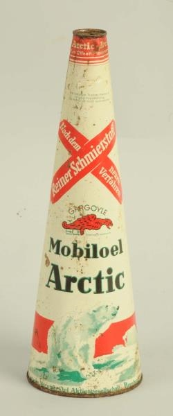 MOBILOEL ARCTIC WITH POLAR BEAR LOGO METAL CAN.   