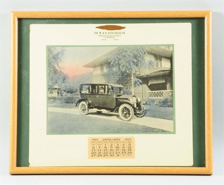 1924 OVERLAND AND WILLYS-KNIGHT AUTOMOBILES CAL.  