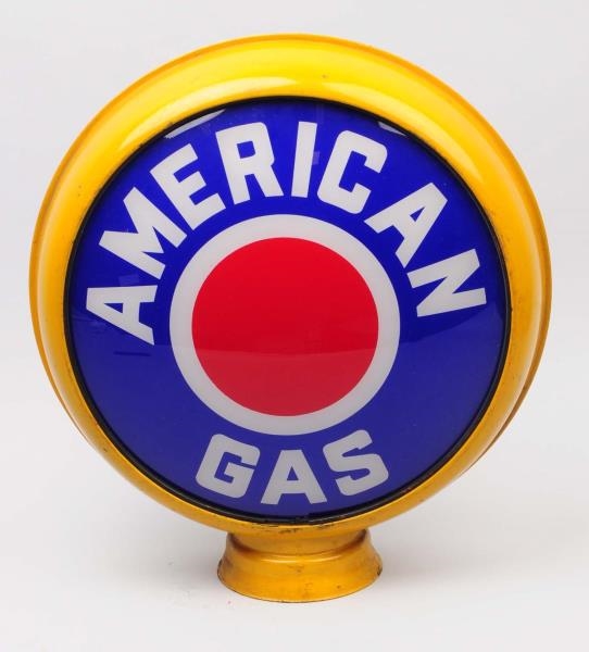 AMERICAN GASOLINE WITH RED DOT LENSES GLOBE BODY. 