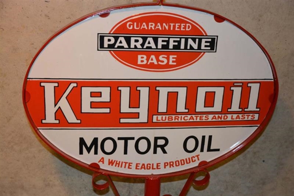 KEYNOIL MOTOR OIL SIGN.                           