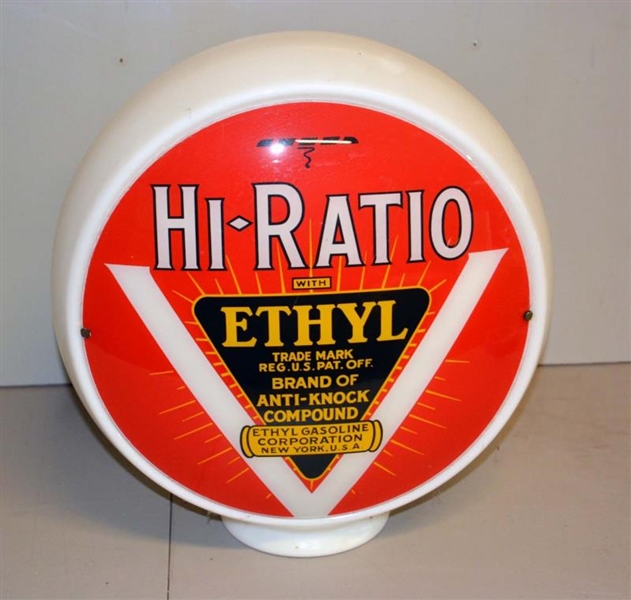 HI-RATIO ETHYL & SKELLY GLOBE.                    