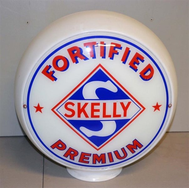 SKELLY FORTIFIED PREMIUM LENSES ON GLASS GLOBE    