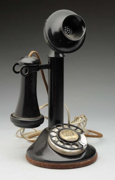 AUTOMATIC ELECTRIC DIAL CANDLESTICK PHONE.        