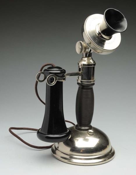 CHICAGO SEMI-POTBELLY CANDLESTICK PHONE.          