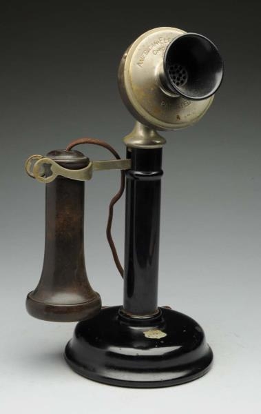 AMERICAN ELECTRIC STRAIGHT SHAFT CANDLESTICK.     