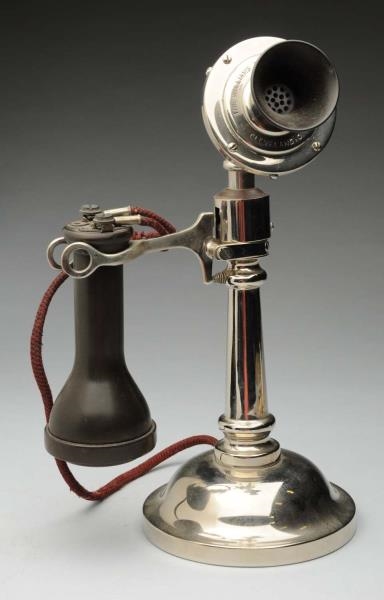 WILLIAMS TAPERED SHAFT CANDLESTICK PHONE.         