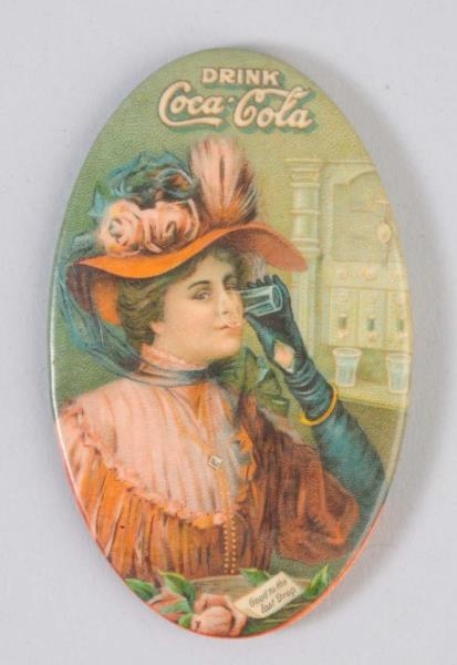 1908 COCA - COLA POCKET MIRROR.                   