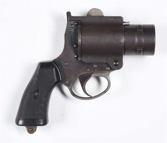1910S WEBLEY MARK I FLARE GUN.                    