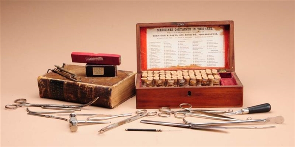 LOT OF 19TH CENTURY MEDICAL ITEMS.                