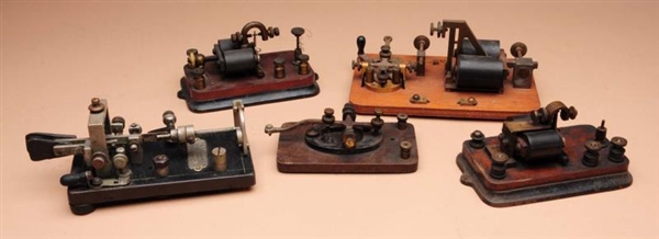 LOT OF ASSORTED TELEGRAPH MACHINES.               