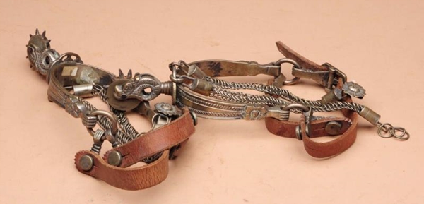 PAIR OF CALIFORNIA STYLE SPURS.                   